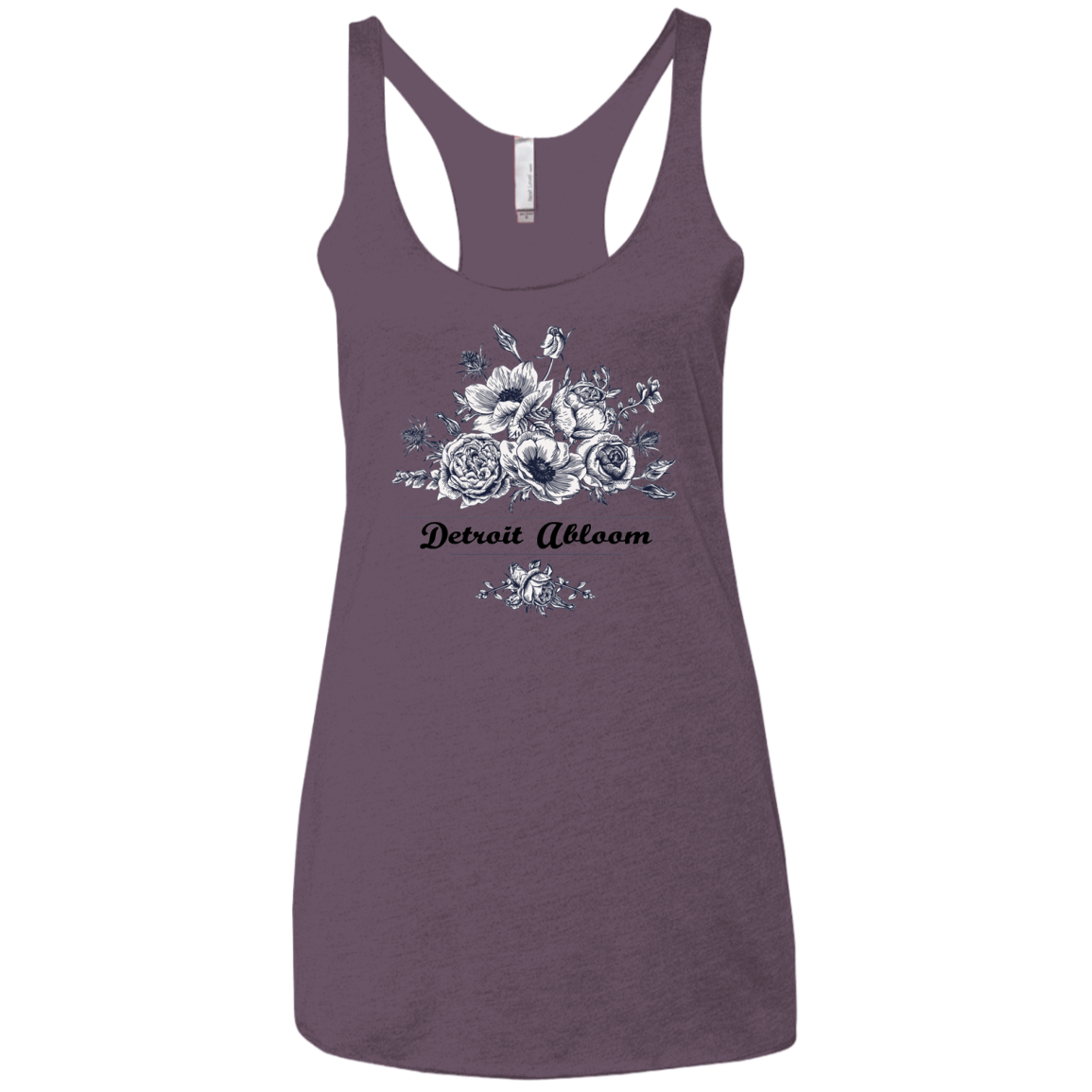 DetroitAbloomShirt NL6733 Next Level Ladies' Triblend Racerback Tank