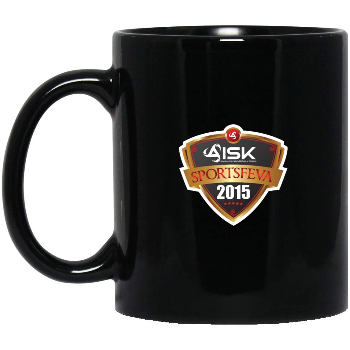 SPORTFEVA 2015 LOGO-01 (1) 11 oz. Black Mug