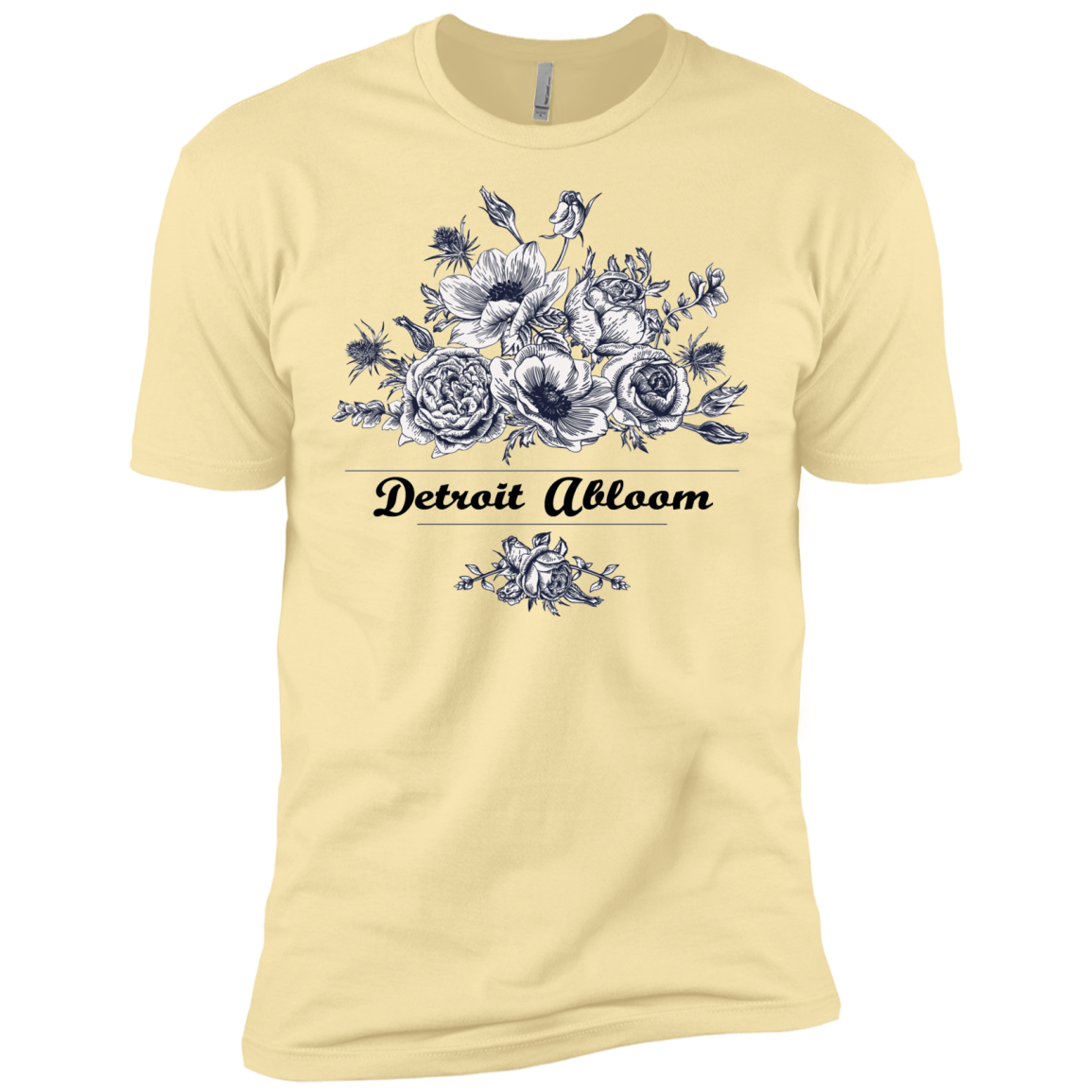 DetroitAbloomShirt NL3600 Next Level Premium Short Sleeve T-Shirt
