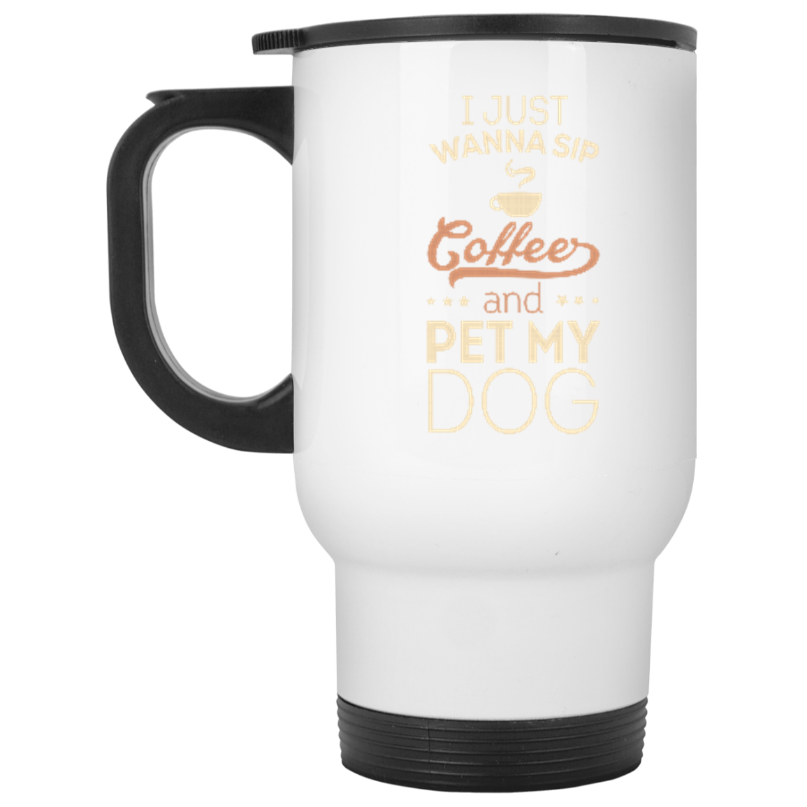 I Heart WhiteTravelMug