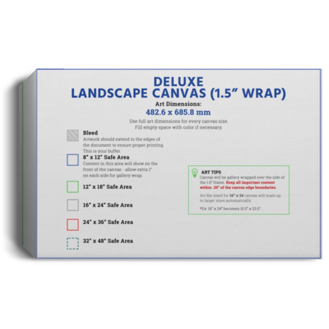 CANLA15 Deluxe Landscape Canvas 1.5in Frame