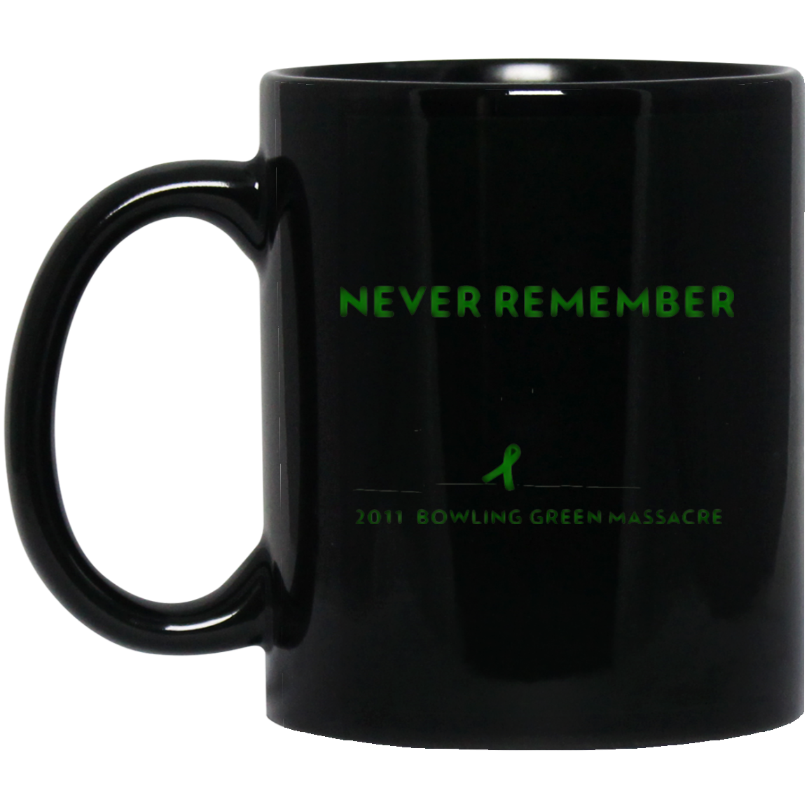 Greeny 11 oz. Black Mug