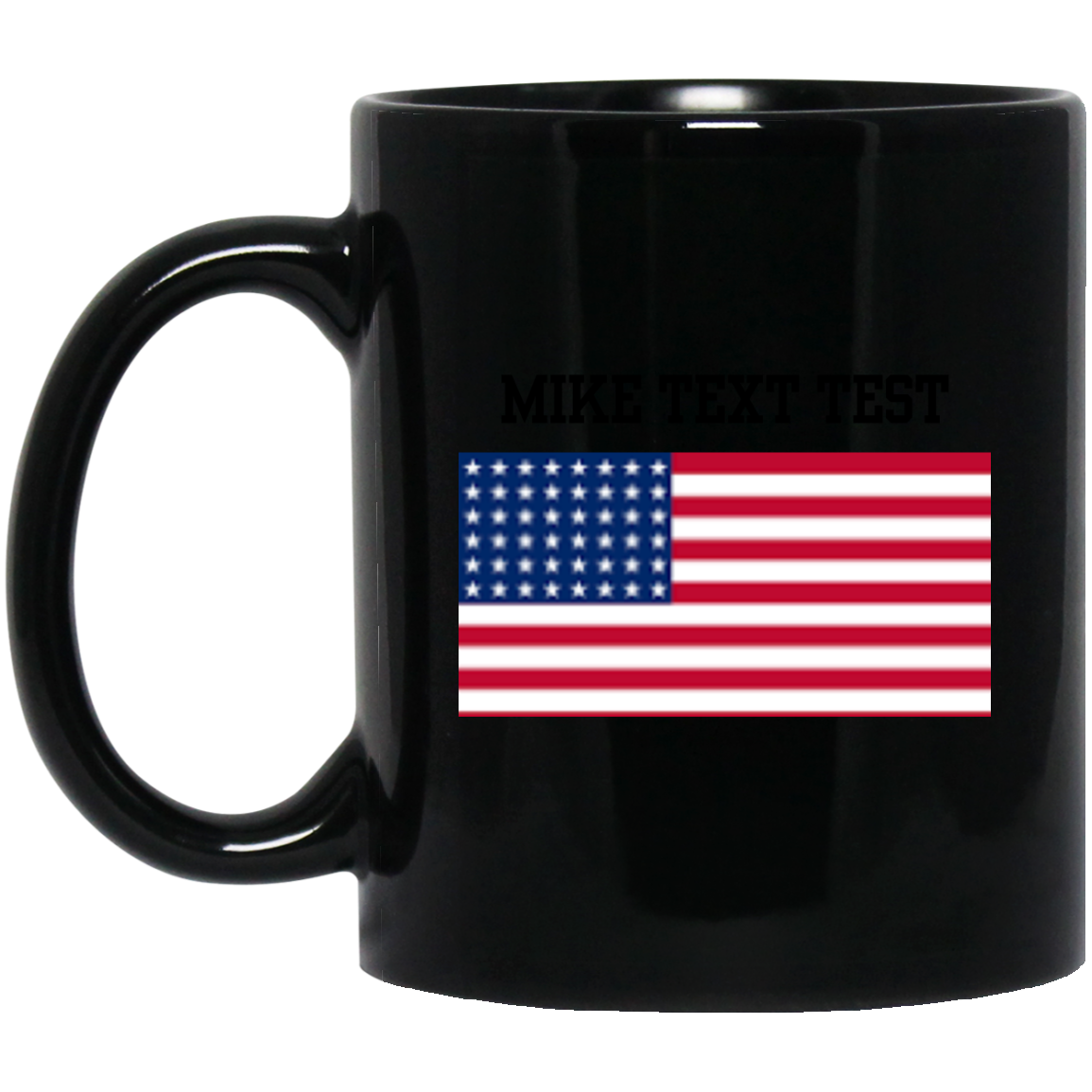 images 11 oz. Black Mug