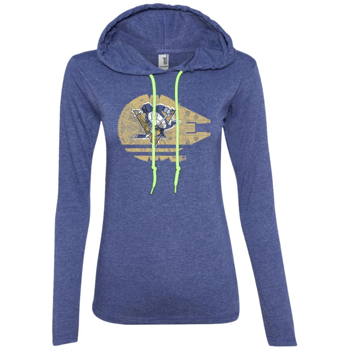 U2  Ladies LS T-Shirt Hoodie