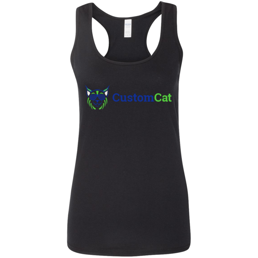 Ladies Softstyle Racerback Tank Weathers Test