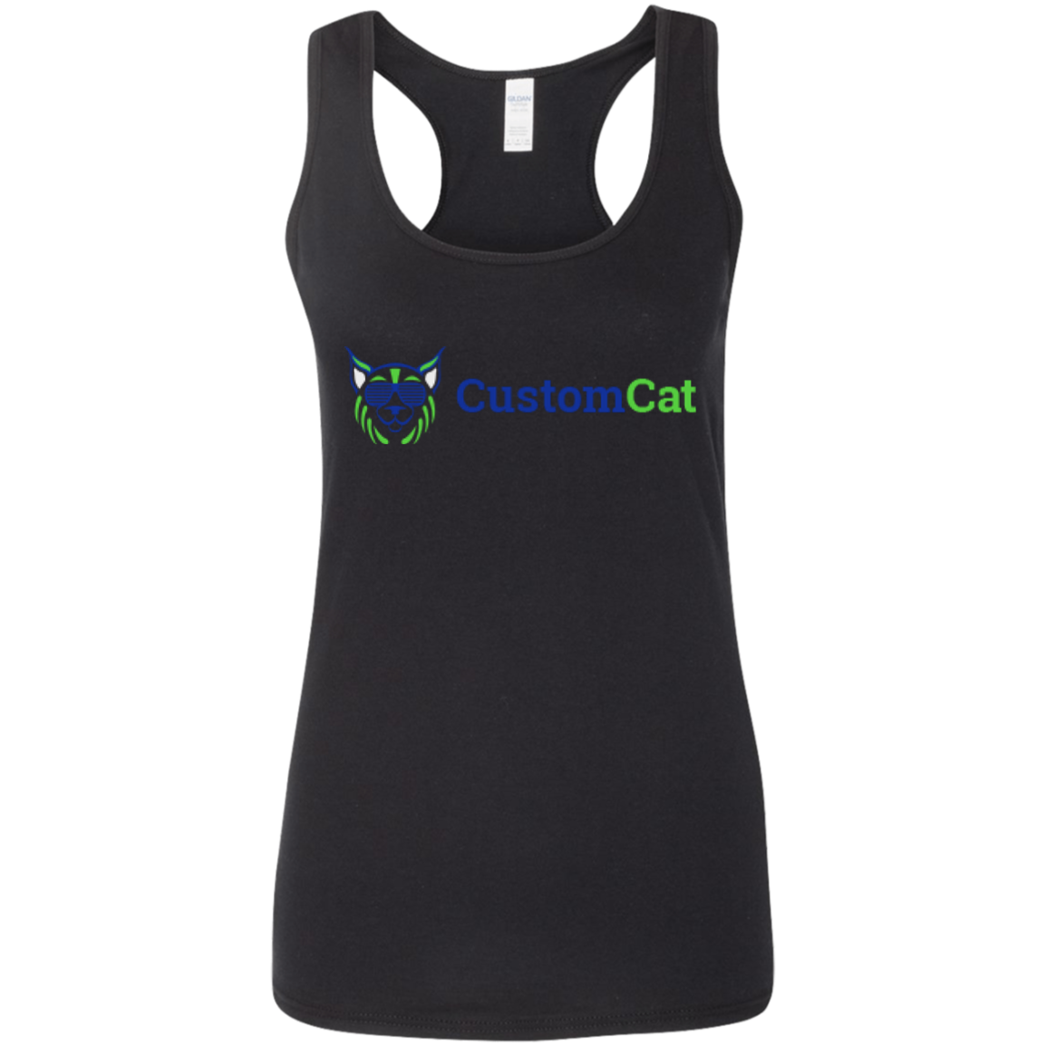 Ladies Softstyle Racerback Tank Weathers Test