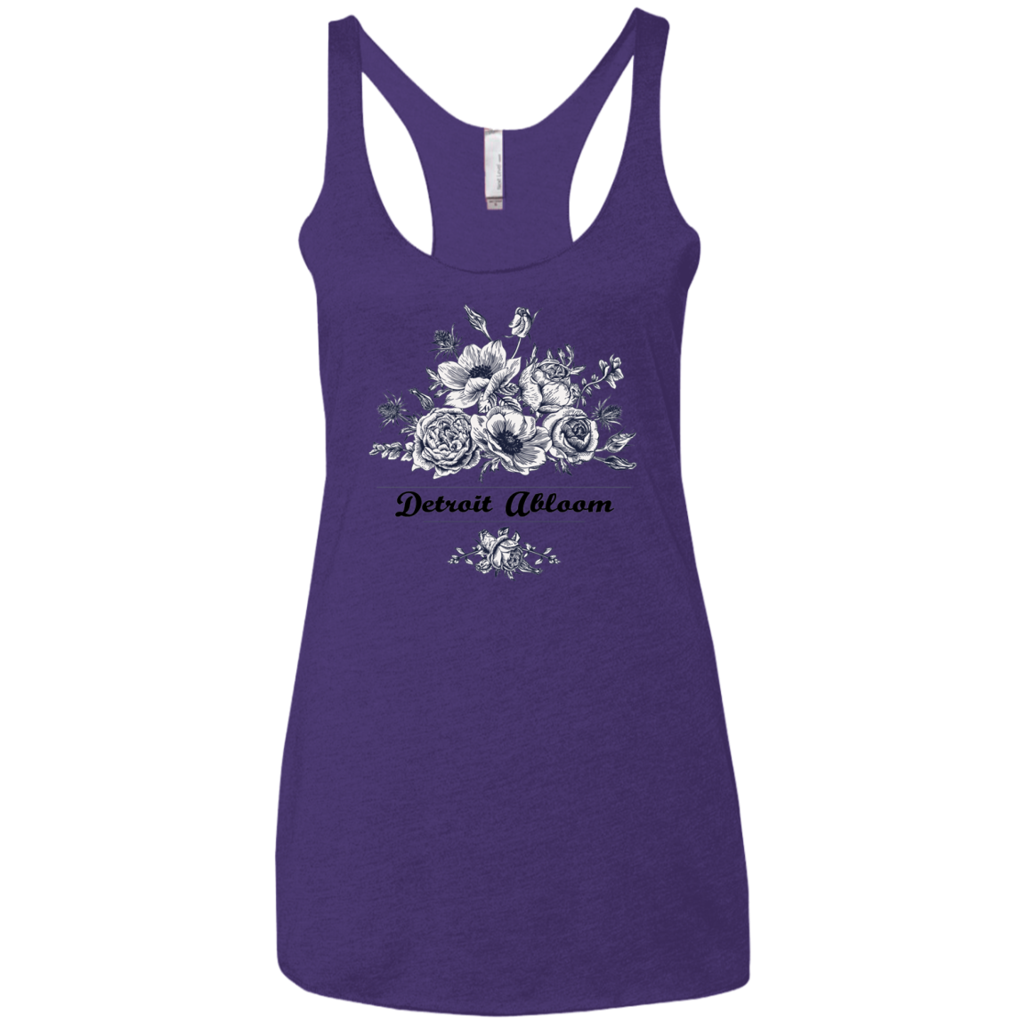 DetroitAbloomShirt NL6733 Next Level Ladies' Triblend Racerback Tank