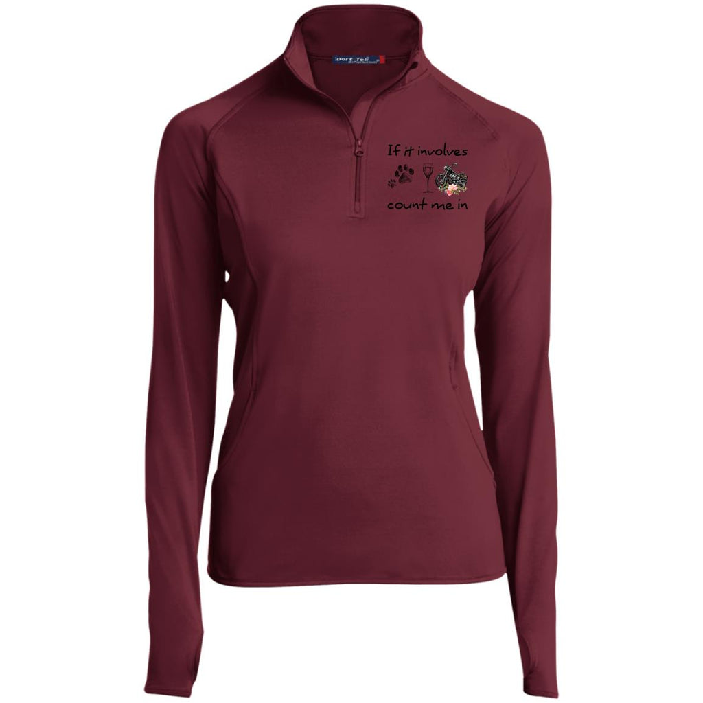 LST850 Women's 1/2 Zip Performance Pullover