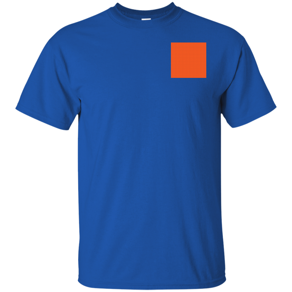 Left Chest Orange Gildan T-Shirt