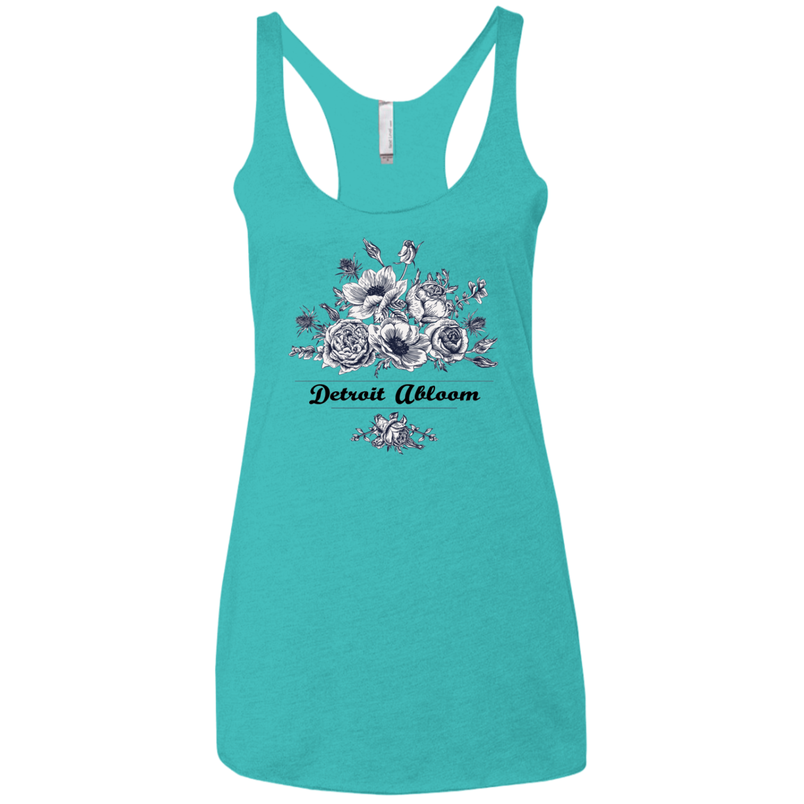 DetroitAbloomShirt NL6733 Next Level Ladies' Triblend Racerback Tank