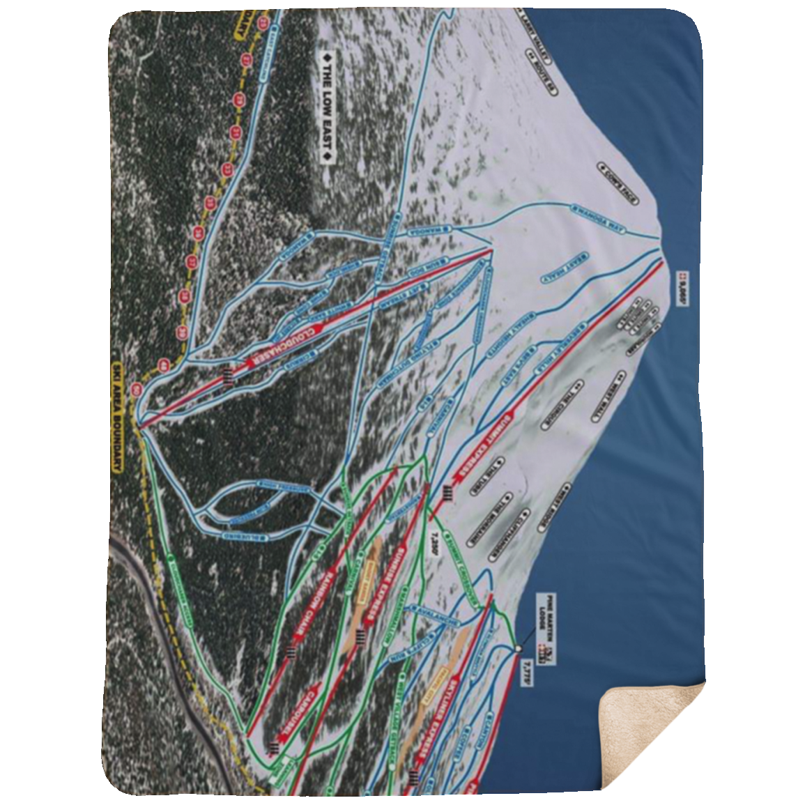 Rath Ski Sherpa Blanket