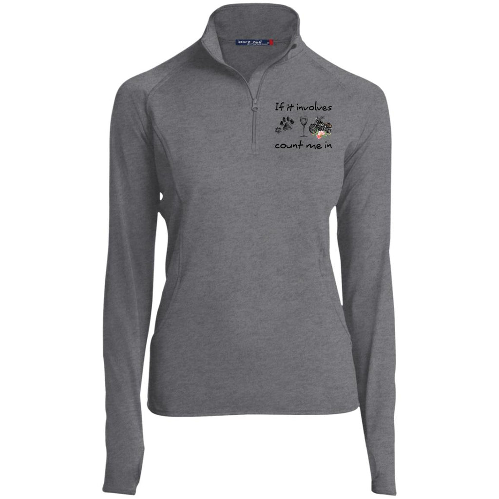 LST850 Women's 1/2 Zip Performance Pullover