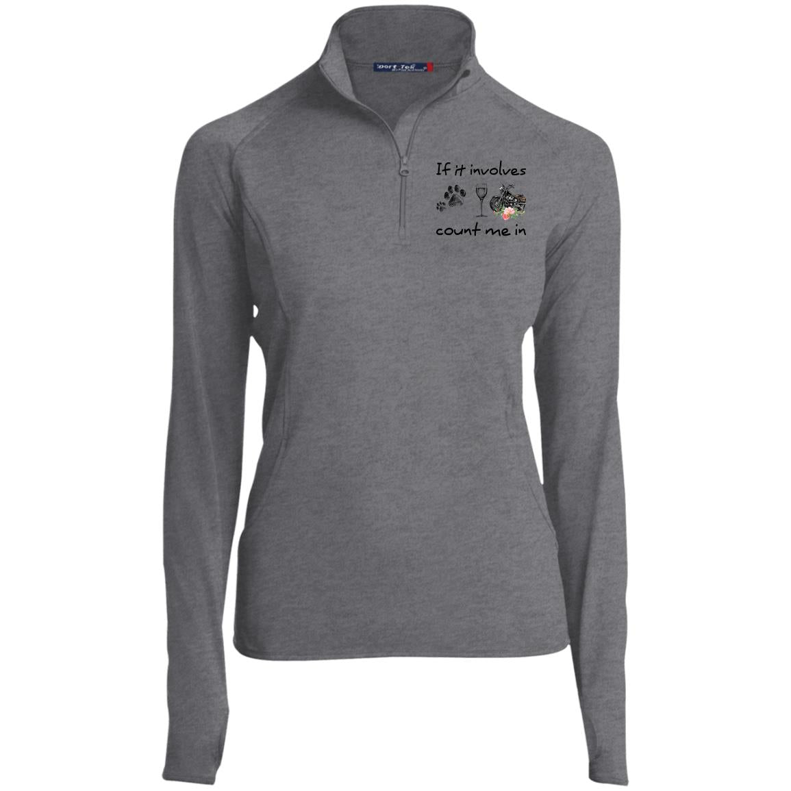 LST850 Women's 1/2 Zip Performance Pullover