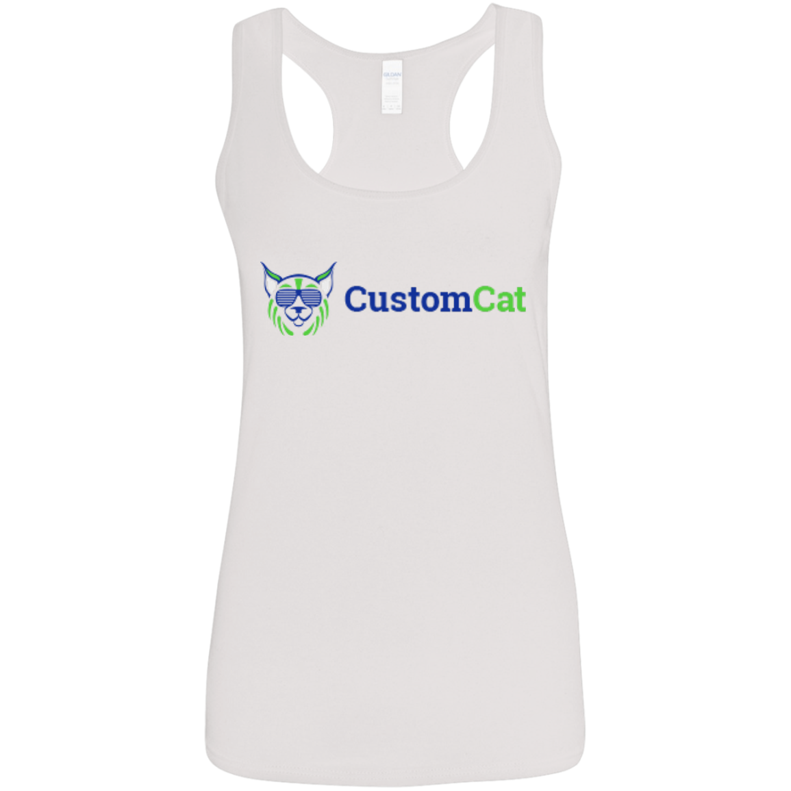 Ladies Softstyle Racerback Tank Weathers Test