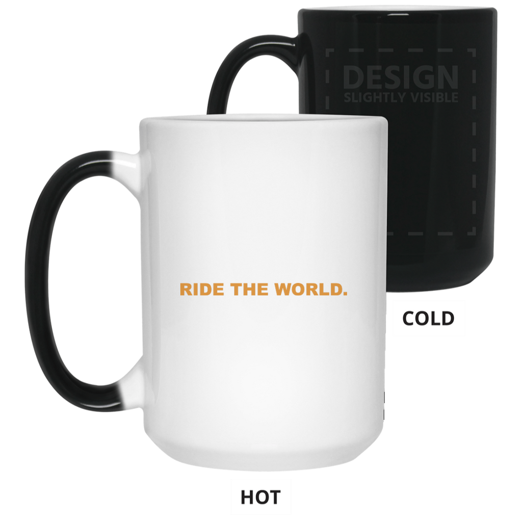 RideTheWorld-orange Magic Mugs