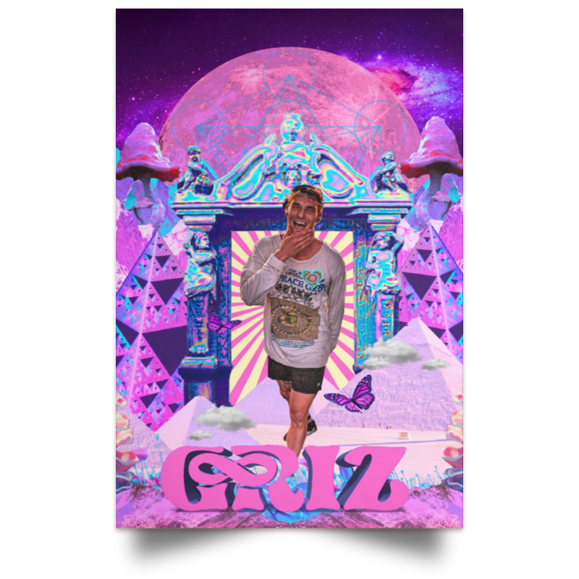 Poster MOON - GRiZ Trippy Monarch Merch