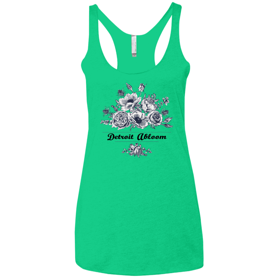 DetroitAbloomShirt NL6733 Next Level Ladies' Triblend Racerback Tank