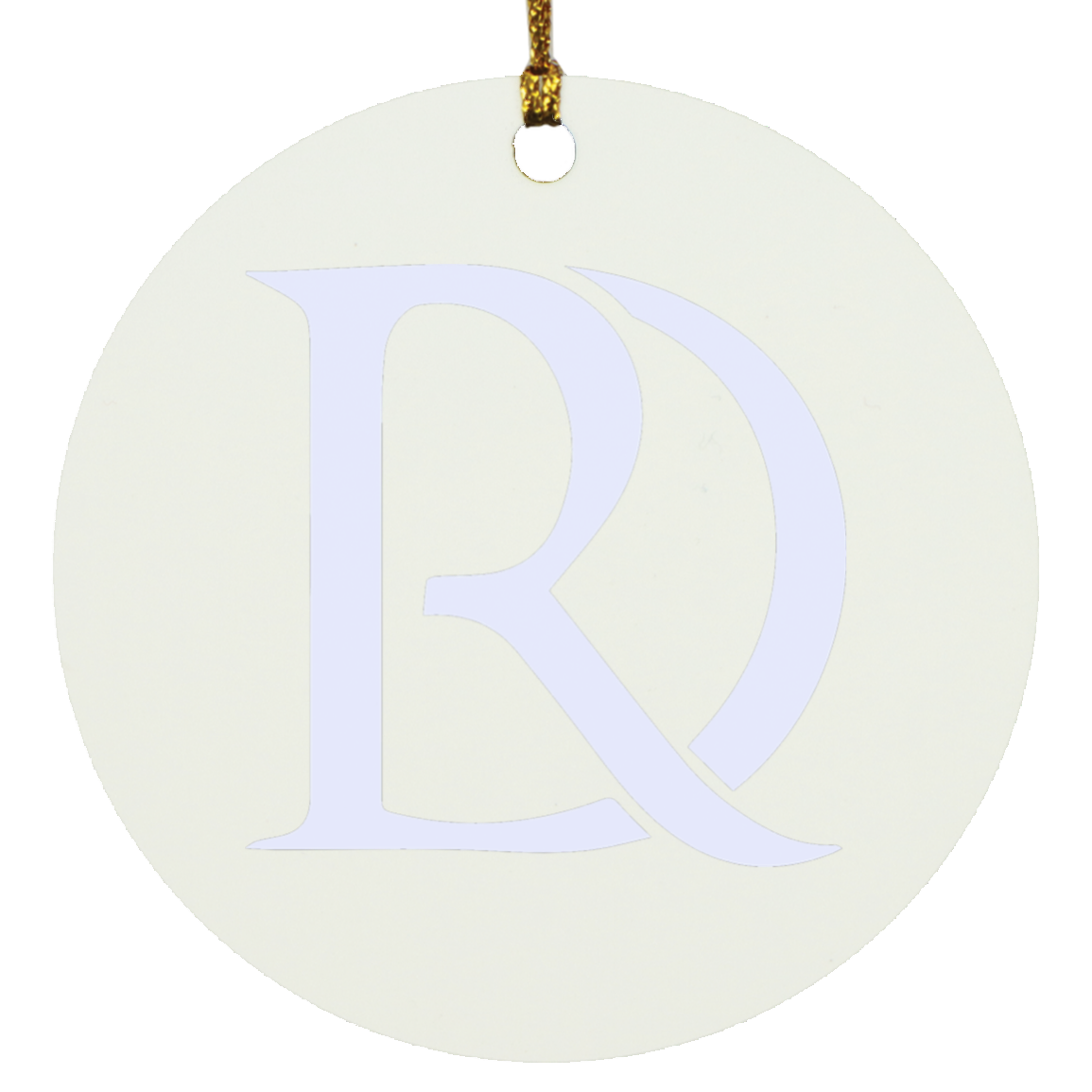 Personalized Circle Ornament