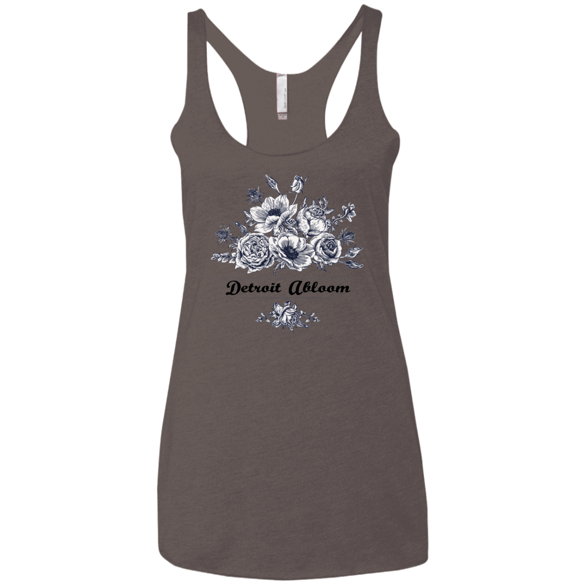 DetroitAbloomShirt NL6733 Next Level Ladies' Triblend Racerback Tank