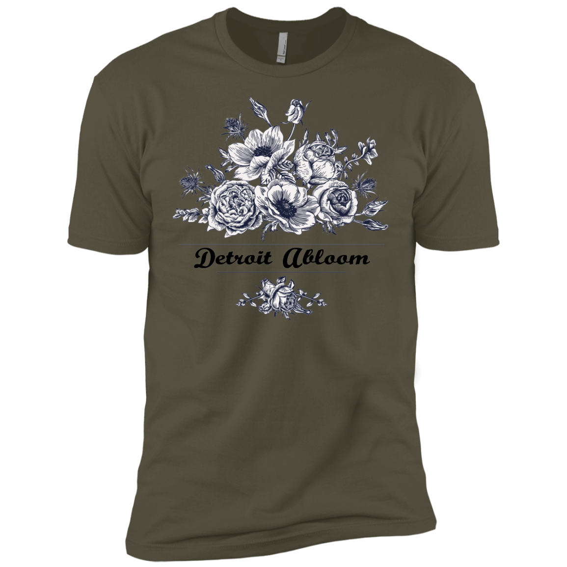 DetroitAbloomShirt NL3600 Next Level Premium Short Sleeve T-Shirt
