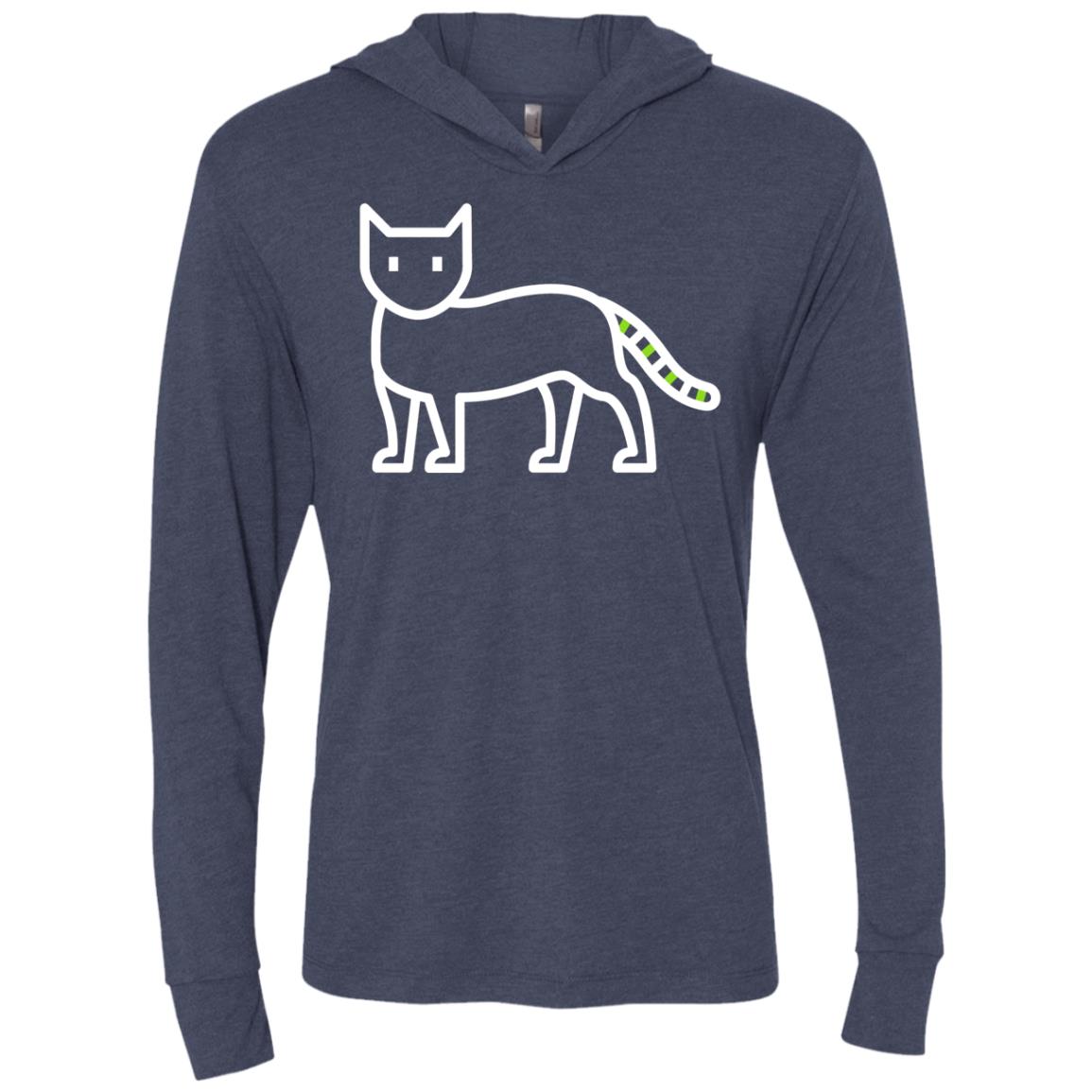 NL6021 Unisex Triblend LS Hooded T-Shirt