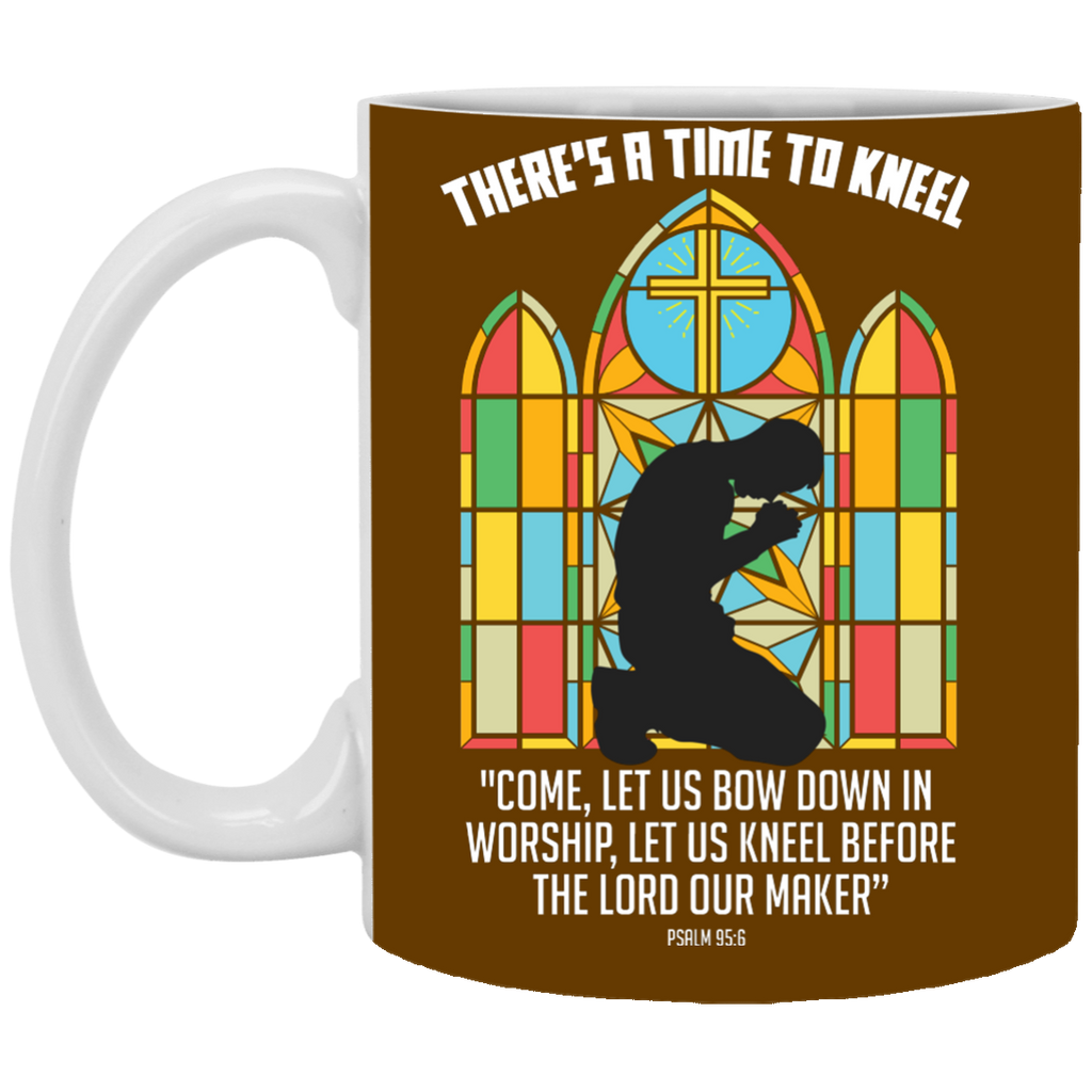 Psalm 95;6 dark XP8434 11 oz. White Mug