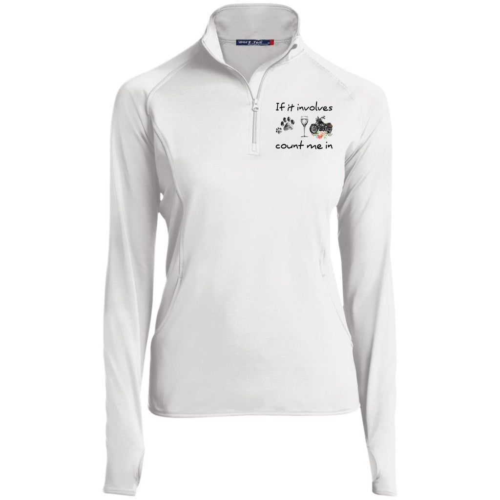 LST850 Women's 1/2 Zip Performance Pullover