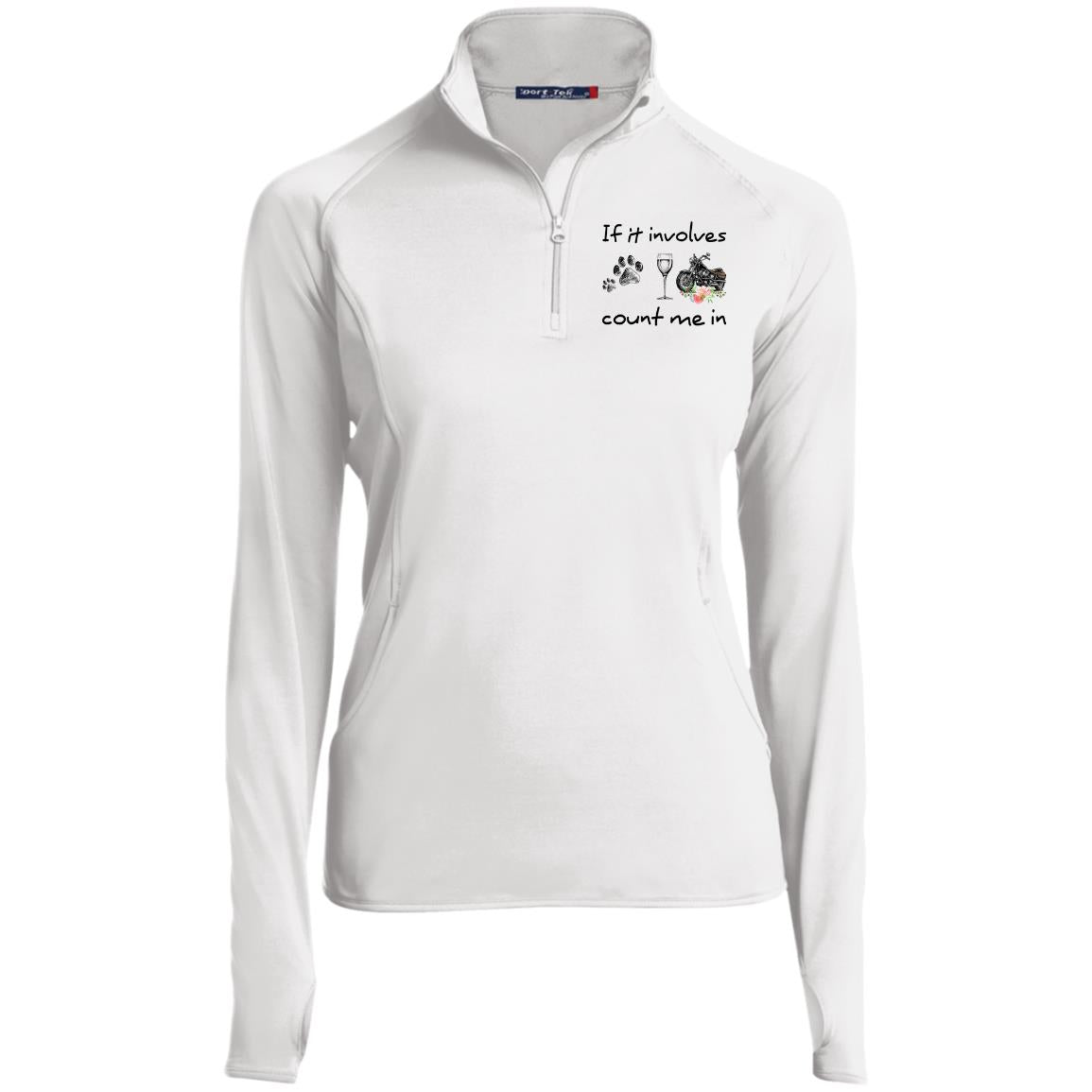 LST850 Women's 1/2 Zip Performance Pullover
