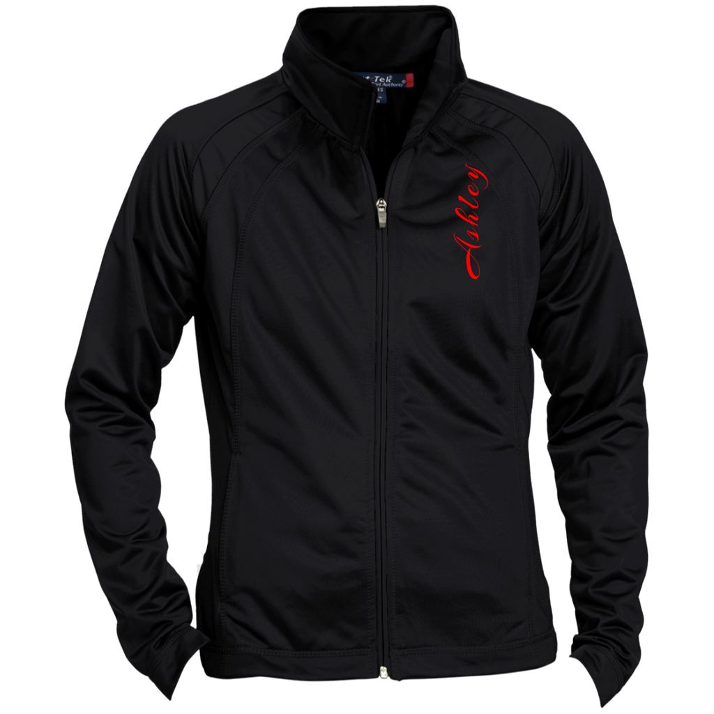 LST90 Sport-Tek Ladies' Raglan Sleeve Warmup Jacket