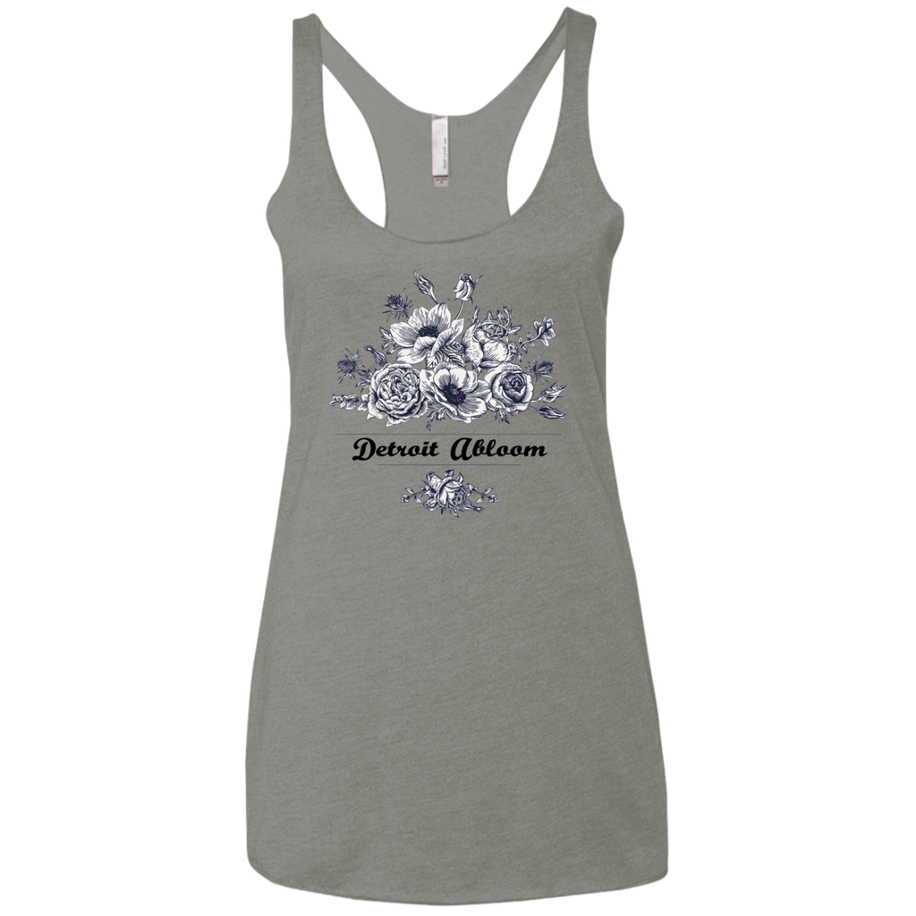 DetroitAbloomShirt NL6733 Next Level Ladies' Triblend Racerback Tank