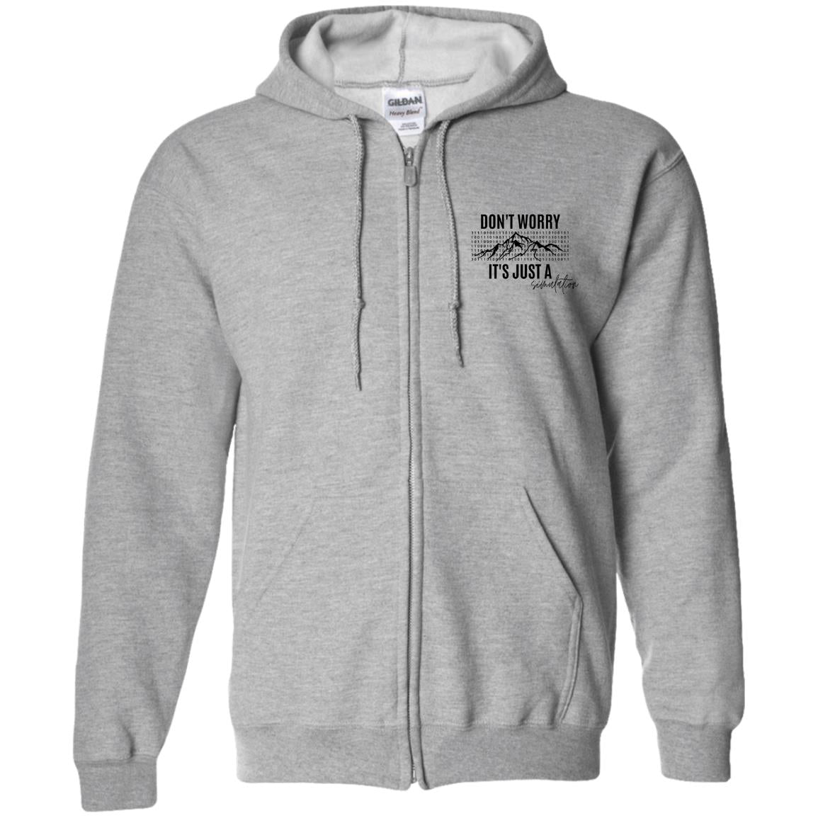 G186 Zip Up Hooded Sweatshirt