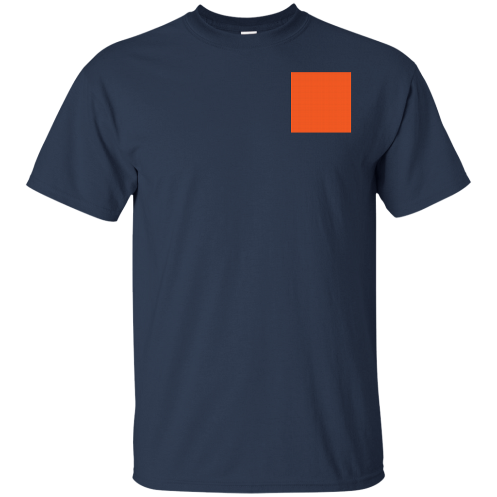 Left Chest Orange Gildan T-Shirt