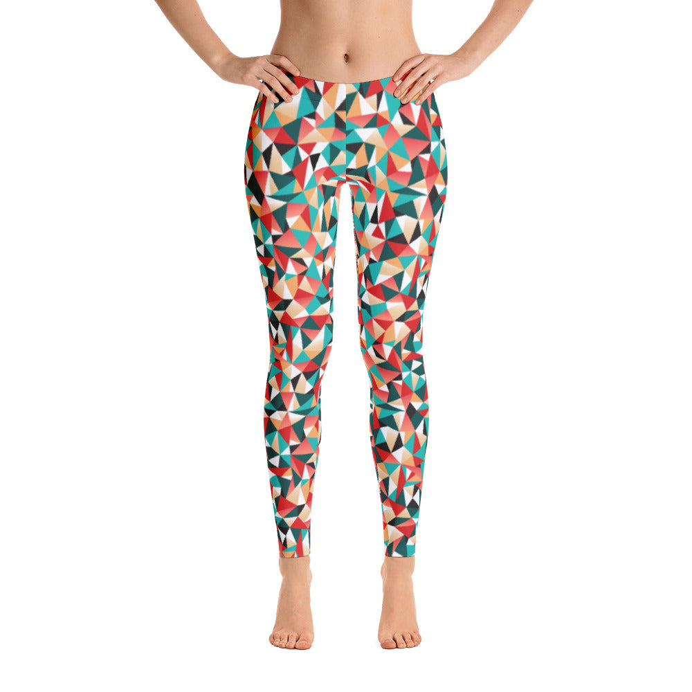 Printful Leggings Black Stitch